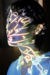 2024年７月　プロジェクター映写で光を作る モデル 撮影会　　7月25日 @ 京都市 | 京都府 | 日本